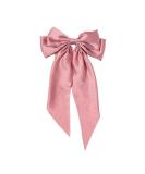 Vintage Satin Bow Ribbon Hairclip Hairpin for Women (Pink) - Buy Online on GoSupps.com