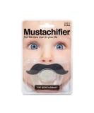 Hipsterkid Mustachifier Pacifier 0-6 Months | BPA-Free Orthodontic Silicone Nipple | Gentleman Black Mustache Binkies for Babies, Newborns & Infants - Buy Online on GoSupps.com