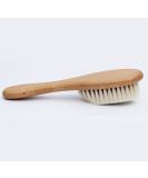 Duruan Baby Hair Brush with Wooden Handle - Natural Soft Goat Bristles for Newborns & Toddlers - Perfect Baby Registry Gift - Buy Online on GoSupps.com