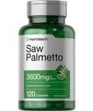 Saw Palmetto Extract | 120 Capsules | Gluten Free | from Saw Palmetto Berries | by Horbaach - Buy Online on GoSupps.com