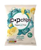 Popchips Popped Never Fried Delicious Potato Crisps 24 Bags x 23g (Salt & Vinegar) - Buy Online on GoSupps.com