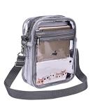 USPECLARE Clear Messenger Bag for Work & Business Travel for Men & Women, Stadium Approved Grey - Buy Online on GoSupps.com