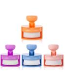 Yoseng 4 Pack Flat Top Craft Ink Blending Brushes with Color Coded Handles - Large Size Rainbow Colors - Buy Online on GoSupps.com