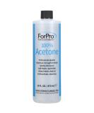 Buy ForPro 100% Pure Acetone - Professional Nail Polish Remover for Gel Acrylic & Nail Art - 16 fl. oz - Buy Online on GoSupps.com