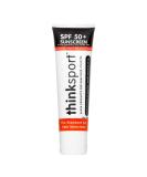 Thinksport SPF 50+ Mineral Sunscreen – Safe, Natural Sunblock for Sports & Active Use - Water Resistant Sun Cream –UVA/UVB Sun Protection – Vegan, Reef Friendly Sun Lotion, 3oz 3 Fl Oz (Pack of 1) - Buy Online on GoSupps.com