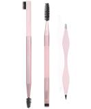 Real Techniques Brow Shaping Set - Spoolie, Brow Brushes & Tweezers - 3 Piece Set for Styling & Shaping Eyebrows - Buy Online on GoSupps.com