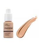 PHOERA Foundation Concealer Makeup | Full Coverage Matte Finish | Long Lasting | 30ml | 104 Buff Beige - Buy Online on GoSupps.com