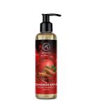 Buy Sensual Cinnamon Apple Massage Oil 200ml - Edible Kissable Body Oil with Almond Grape Seed & Macadamia Oils - Perfect for Couples - Buy Online on GoSupps.com