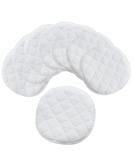 Organic Bamboo Nursing Breast Pads - 20 Pcs, Washable & Reusable | Highly Absorbent & Hypoallergenic Nipple Covers for Breastfeeding - Buy Online on GoSupps.com