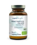 Mighty Elements Mightybiotics Powder 100g | Organic Vegan Probiotics & Prebiotics | 15 High-Dose Bacterial Strains Lactose-Free Tasteless - Buy Online on GoSupps.com