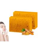 Buy Honey Glow Lemon Turmeric Kojic Acid Soap Bar - Brightening Turmeric Face & Body Soap for Radiant Skin - Buy Online on GoSupps.com