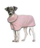 Petsmiler Dog Bathrobe - Quick Dry Velcro Robe for Large Dogs | Ideal After Swimming & Rain - Pink M - Buy Online on GoSupps.com