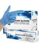 Powder Free Disposable Nitrile Gloves - Medium 1000 Pack Case - Blue Medical Exam Glove - Buy Online on GoSupps.com