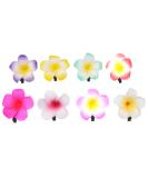 24 Pieces Hawaii Plumeria Clips - Bridal Wedding & Beach Hair Accessories - Buy Online on GoSupps.com