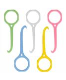 Angzhili 5 Pack Clear Aligner Removal Tool Remover for Invisible Brace Tooth Cleaning Oral Care (White Yellow Pink Green Blue) - Buy Online on GoSupps.com