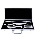 ZOXOZ Gua Sha SA - 5-Part Stainless Steel Fascia Massage Tools | Soft Tissue Therapy Device Set - Buy Online on GoSupps.com
