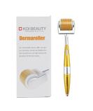 Koi Beauty Dermaroller - 192 Real Needles 0.5mm for Professional Microneedling Hair & Beard Growth at Home | Best Derma Roller for Scalp Face & Body - Buy Online on GoSupps.com