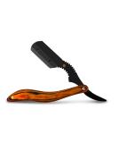 Buy Wooden Straight Razor - Stainless Steel Vintage Barber Razor for Men | Close Shaving Manual Shaver for Barbershop & Salons Black - Buy Online on GoSupps.com