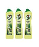 3 x 500ml Lemon Fragrance Cream All Purpose Cleaner Bathroom Kitchen Sink Tiles - Buy Online on GoSupps.com