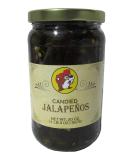 Buc-ees Candied Jalapenos 20 oz - Gluten Free, Resealable Jar - Buy Online on GoSupps.com