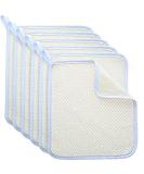 Dual-Sided Exfoliating Face & Body Wash Cloth Towel - Set of 5 - Buy Online on GoSupps.com