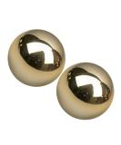 2-St Gymnastics Brass Precision Balls | Solid Metal Baoding Fitness & Massage Roller Balls for Wrist Relief - Shiny Metal Roller - Buy Online on GoSupps.com