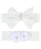 Buy Baby Hair Band for Girls | White Peak Bowknot Headband for Infants | International Shipping Available - Buy Online on GoSupps.com