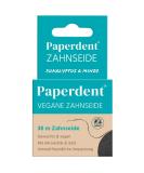 Paperdent Dental Floss Eucalyptus & Mint - waxed vegan environmentally friendly packaging 1 - Buy Online on GoSupps.com