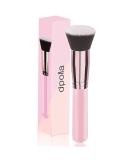 POLLA Flat Top Kabuki Foundation Brush - Premium Pink Makeup Brush for Liquid, Cream, and Powder Cosmetics - Buy Online on GoSupps.com