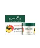 Biotique Bio Peach Peel-Off Mask for Oily & Acne Prone Skin | 50 gm - Clarifying & Refining Formula - Buy Online on GoSupps.com