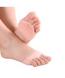 Metatarsal Pads & Ball of Foot Cushions - Gel Foot Pain Relief (2 Pieces) | Comfortable Durable One Size Fits All - Honeycomb Beige - Buy Online on GoSupps.com