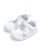LACOFIA Baby Girls Mary Jane Flats - Infant Anti-Slip First Walking Shoes (Size 4 UK Child) White - Buy Online on GoSupps.com