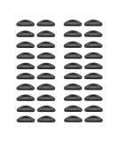 JIHUOO 20 Pairs Self-Adhesive Silicone Nose Pads for Glasses & Sunglasses - Black Eyeglass Comfort & Support - Buy Online on GoSupps.com