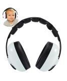 GUKOY Baby Ear Protection Headphones for Ages 0-3 Years | Noise Cancelling Ear Defenders for Infant Hearing | White - Buy Online on GoSupps.com