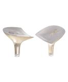 BUY HARFINGTON 1 Pair Gold Tone Heel Repair Replacement for Women - Perfect DIY High Stiletto Heel 1.85 x 2.05 - Buy Online on GoSupps.com