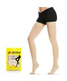 Ailaka XX-Large Thigh High 20-30 mmHg Compression Stockings for Varicose Veins Edema Leg Pain - Beige, Close Toe (1 Pair) - Buy Online on GoSupps.com