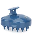 FREATECCH Scalp Massager Shampoo Brush | Soft Silicone Bristles for Hair Care & Relaxation | Ergonomic Design for Scalp Peeling & Hair Growth | Navy Blue Classic - Buy Online on GoSupps.com