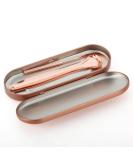 LaserGlow Rose Gold Tongue Scraper Set - Eliminate Bad Breath & Enhance Oral Health | 3-Piece Kit for a Fresher Smile - Buy Online on GoSupps.com