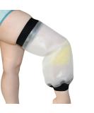 Large Waterproof Knee Cast Shower Cover - Reusable Protector for Knee Replacement Surgery, Wounds, and Burns - New TPU Process - (Large Size) - Buy Online on GoSupps.com