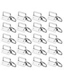 50 Sets Key Fob Hardware Key Fob Keychain Wristlet with Split Ring 1 Inch by HRLORKC - Buy Online on GoSupps.com