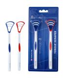 YANDY Tongue Scraper & Brush Set - Fresh Breath Solution for Adults & Kids (Pack of 2 - Buy Online on GoSupps.com
