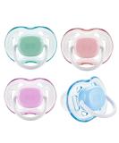 Eihi 4 Pieces Pacifier Set for 0-6 Months | MAM Tooth-Friendly Baby Pacifiers - Extra Light & Airy Design Special Silicone - Buy Online on GoSupps.com