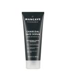 ManCave Charcoal Face Scrub 100ml - Exfoliate & Smooth Skin, Vegan & Cruelty Free, Dermatologically Tested - Made in England - Buy Online on GoSupps.com
