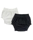 Buy AQX Adult Fabric Diaper Covers - Reusable Waterproof Incontinence Underwear High Waist Spout-Safe Pants 4-Pack - XXX-Large Black & White - Buy Online on GoSupps.com