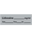 PDC AN-11 Anesthesia Removable Tape with Date, Time & Initial - 1/2 x 500', 333 Imprints, Gray - Buy Online on GoSupps.com