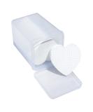 Buy 200 Pcs Heart Shape Eyelash Glue Cleaning Cotton Pads White Fabric Wipes for Nail Polish & Makeup Removal (4.8x4.8cm - Buy Online on GoSupps.com