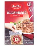 Uvelka Buckwheat Boil In Bag 8 Bags x 80g (22.6oz/640g) Kasha - Imported Russian Whole Grain - Buy Online on GoSupps.com