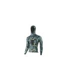 Tilos Camouflage 5.5oz Spearfishing UPF 50+ Rash Guard with Hood | Large Padded Green Camo - Buy Online on GoSupps.com