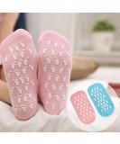Veewon Moisturizing Gel Socks - Spa Quality with Vitamin E & Oil for Repairing Dry Skin | 2 Pairs Blue & Pink - Buy Online on GoSupps.com