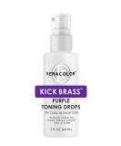 Keracolor Purple Toning Drops Concentrate To Create Your Own Purple Shampoo For Blonde Hair - Mix w/Any Shampoo, Conditioner, Or Cream Styler, Violet, (Purple) 2 Fl. Oz. - Buy Online on GoSupps.com